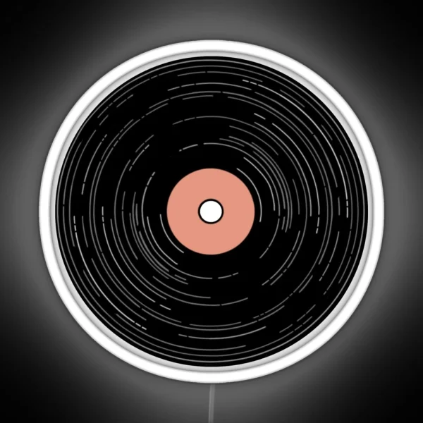 Vinyl Record RGB Neon Sign