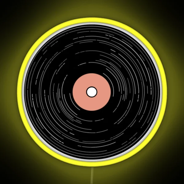Vinyl Record RGB Neon Sign