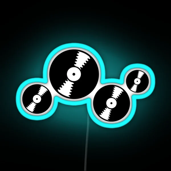 Vinyl Records RGB Neon Sign
