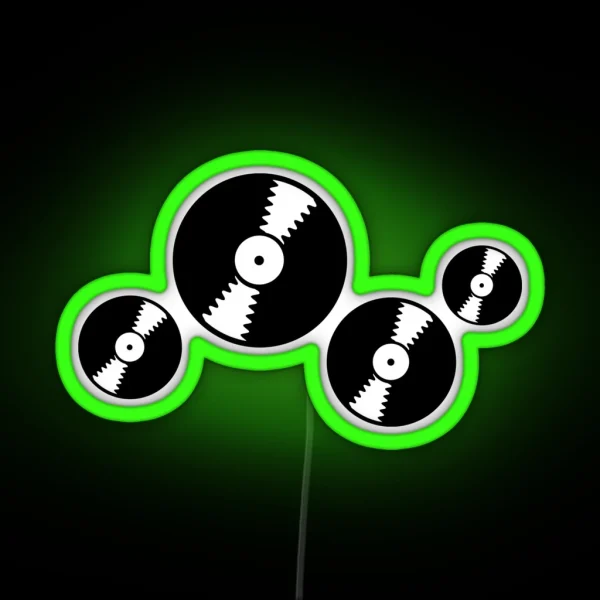 Vinyl Records RGB Neon Sign
