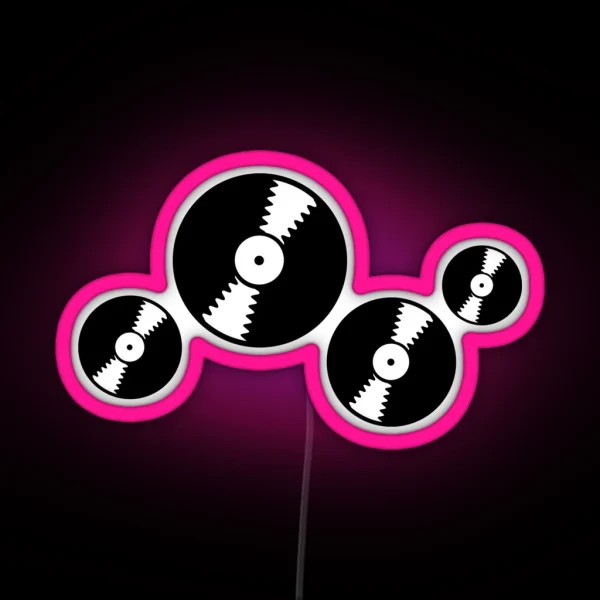 Vinyl Records RGB Neon Sign