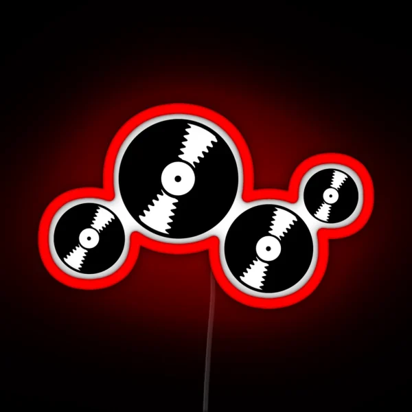 Vinyl Records RGB Neon Sign