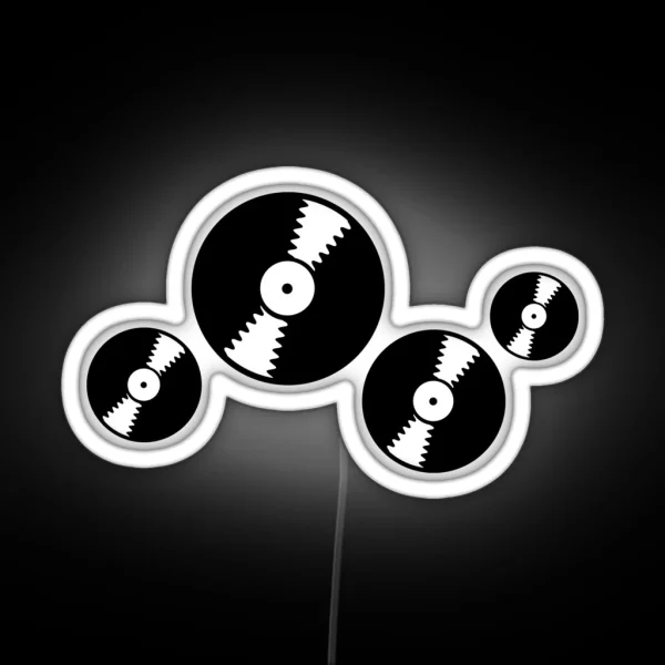 Vinyl Records RGB Neon Sign