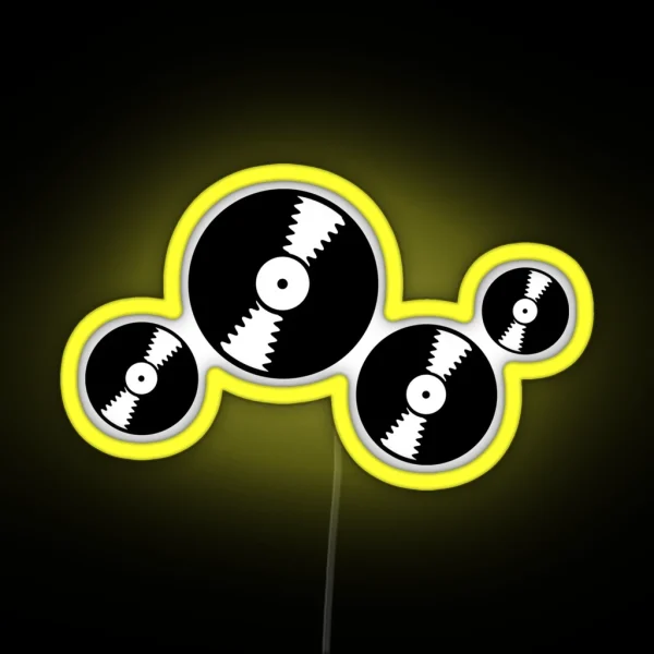 Vinyl Records RGB Neon Sign