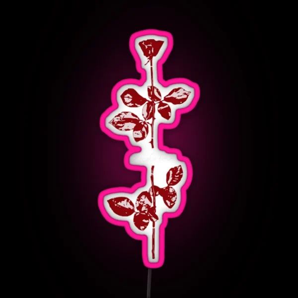 Violator Red Depeche Mode RGB Neon Sign
