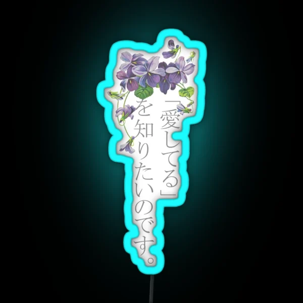 Violet Evergarden RGB Neon Sign