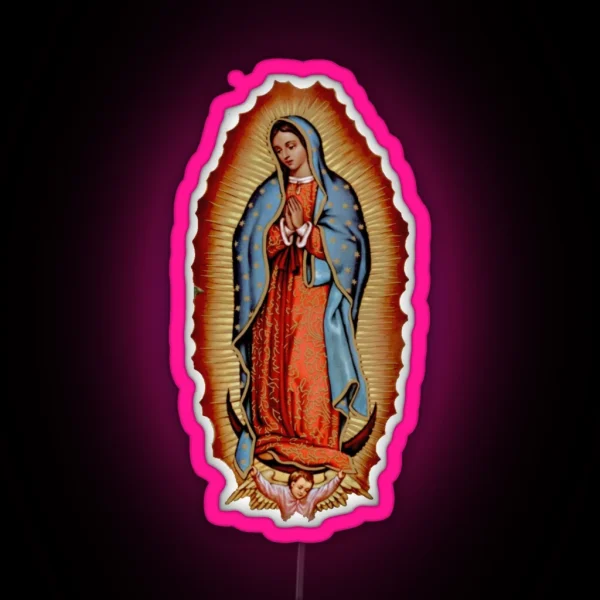 Virgen De Guadalupe RGB Neon Sign