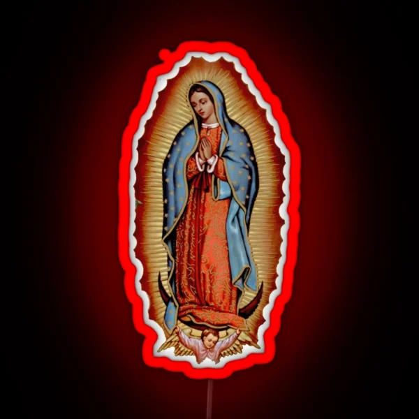 Virgen De Guadalupe RGB Neon Sign