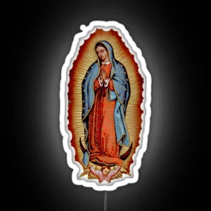 Virgen De Guadalupe RGB Neon Sign