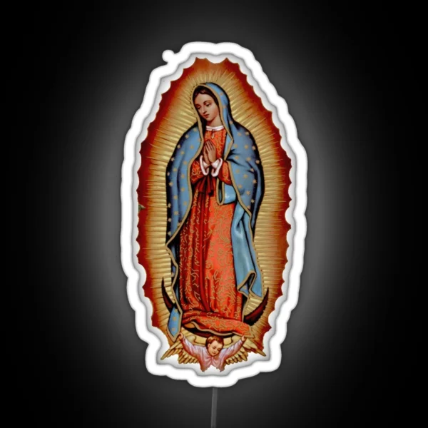 Virgen De Guadalupe RGB Neon Sign