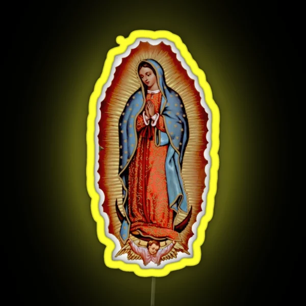 Virgen De Guadalupe RGB Neon Sign