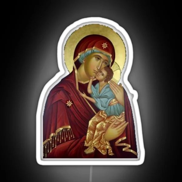 Virgin Mary RGB Neon Sign