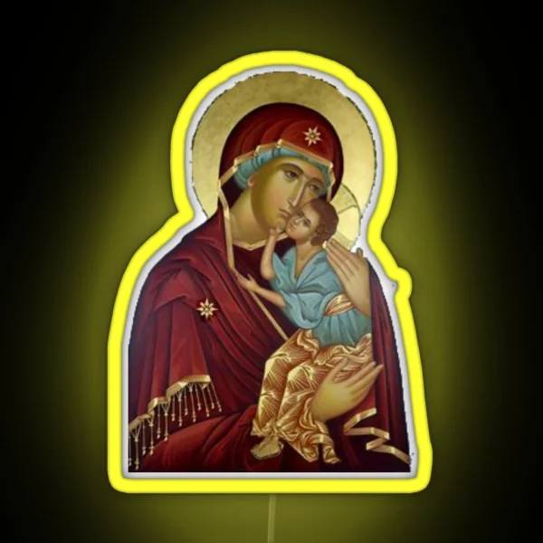 Virgin Mary RGB Neon Sign