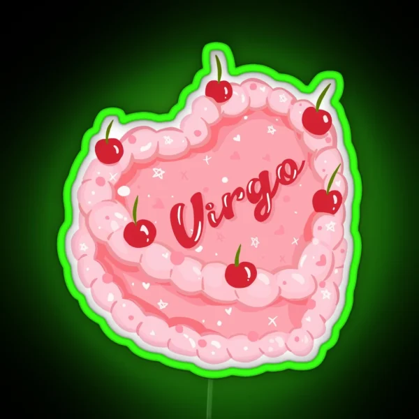 Virgo Cake RGB Neon Sign