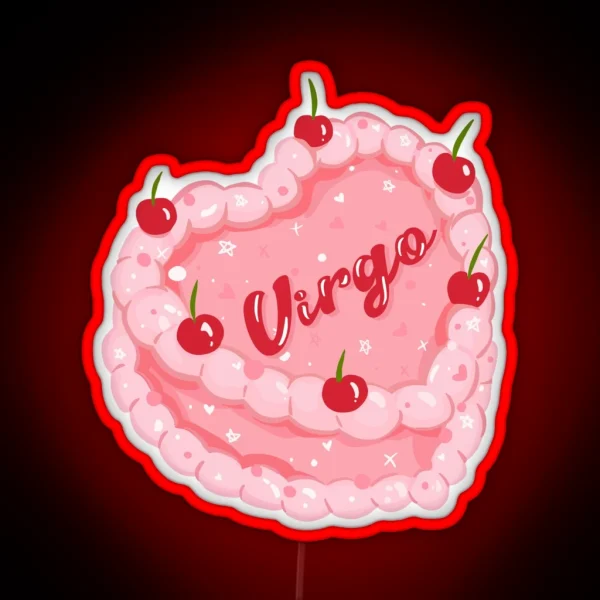 Virgo Cake RGB Neon Sign