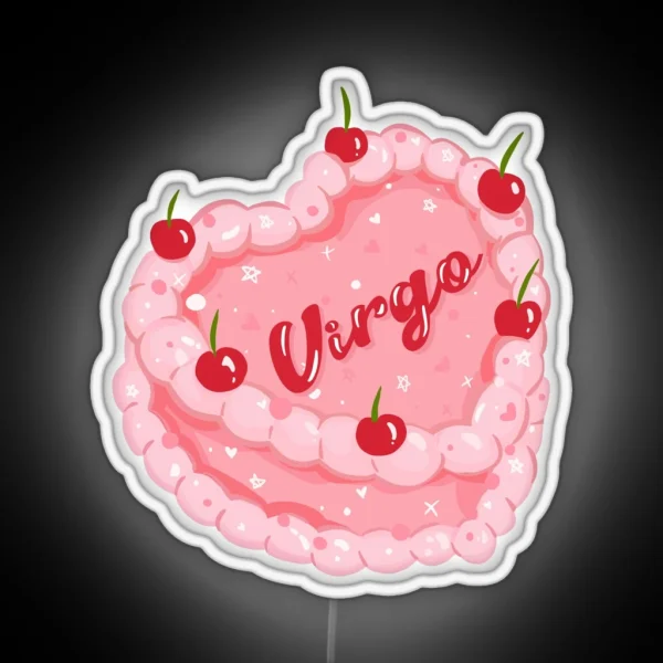 Virgo Cake RGB Neon Sign