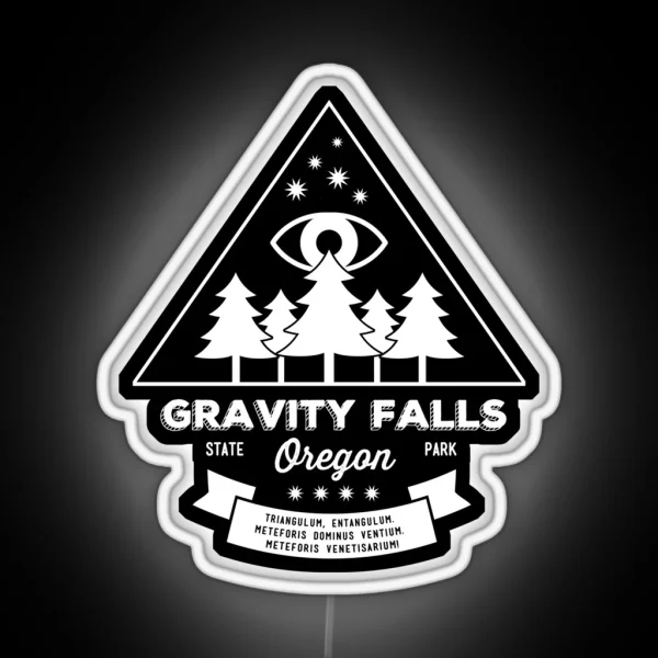 Visit Gravity Falls Oregon RGB Neon Sign