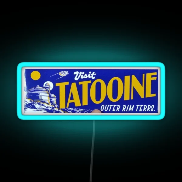 Visit Tatooine RGB Neon Sign