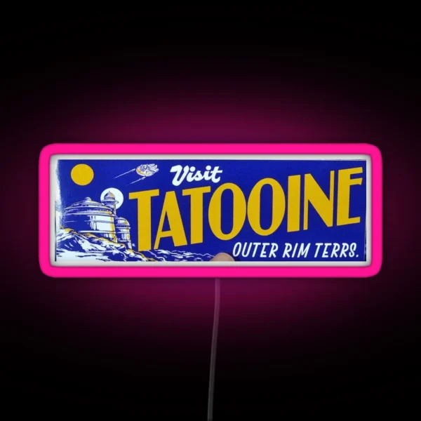 Visit Tatooine RGB Neon Sign
