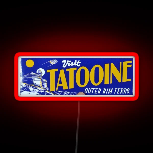 Visit Tatooine RGB Neon Sign