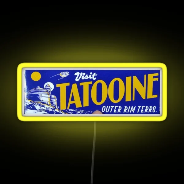 Visit Tatooine RGB Neon Sign