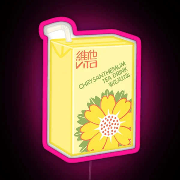 Vita Chrysanthemum Tea Box RGB Neon Sign