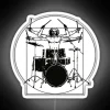 Vibrant Drummer Wall Art Decoration RGB Neon Sign Home Decor Accent