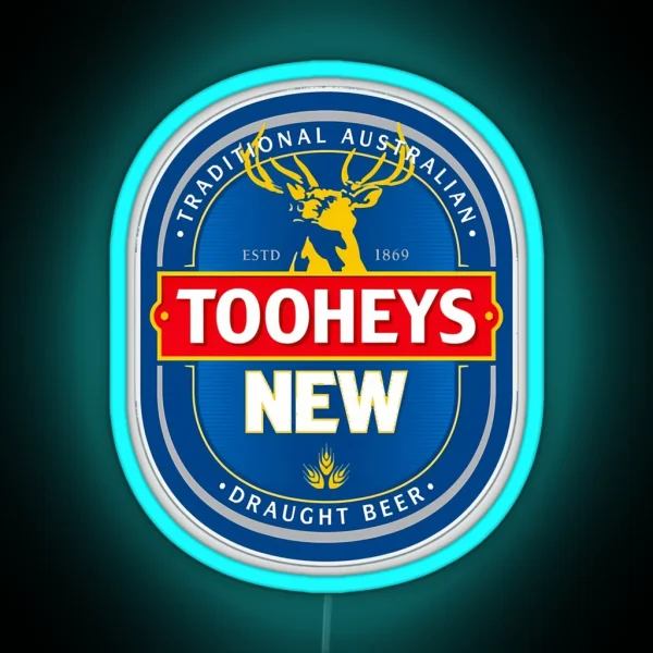 Vol Tooheys Old Brewery Irish Whiskey Logo Brewery Local RGB Neon Sign