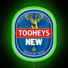 Vintage Neon Sign with Distinctive Irish Whiskey Branding Illumination Design