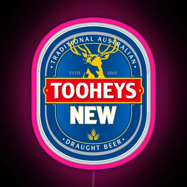 Vol Tooheys Old Brewery Irish Whiskey Logo Brewery Local RGB Neon Sign