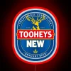 Vintage Dublin-inspired neon logo of Tooheys Old Brewery Irish Whiskey