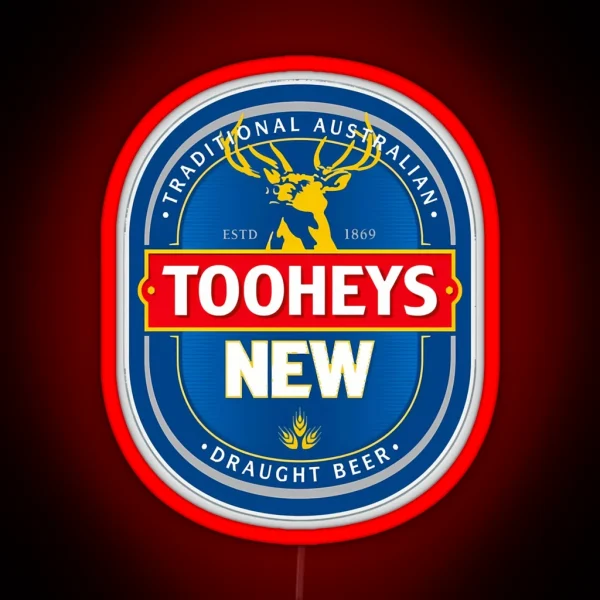 Vol Tooheys Old Brewery Irish Whiskey Logo Brewery Local RGB Neon Sign