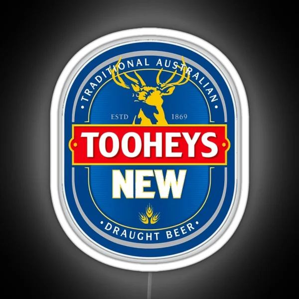 Vol Tooheys Old Brewery Irish Whiskey Logo Brewery Local RGB Neon Sign