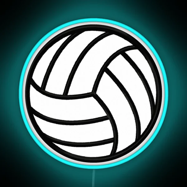 Volleyball RGB Neon Sign