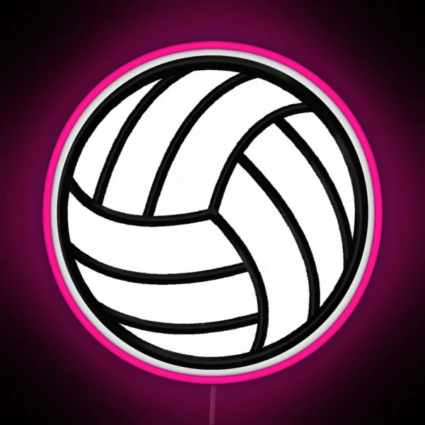 Volleyball RGB Neon Sign
