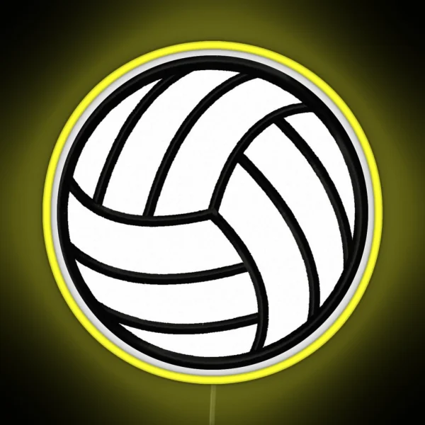Volleyball RGB Neon Sign