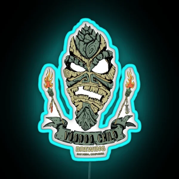 Voodoo Child Brewing RGB Neon Sign