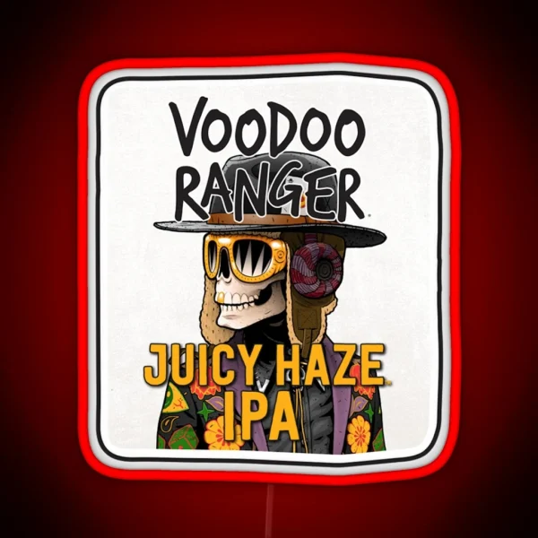 Voodoo Ranger IPA Juicy Haze New Belgium RGB Neon Sign