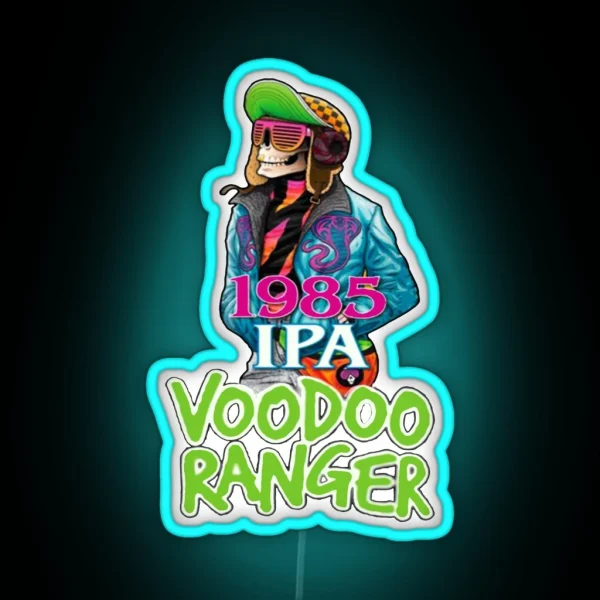 Voodoos Ranger IMPERIAL 1985 New Belgium RGB Neon Sign