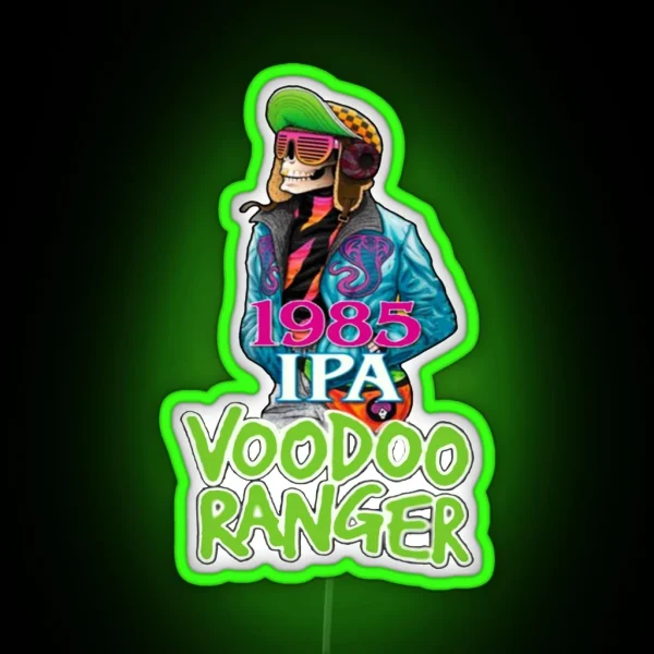 Voodoos Ranger IMPERIAL 1985 New Belgium RGB Neon Sign