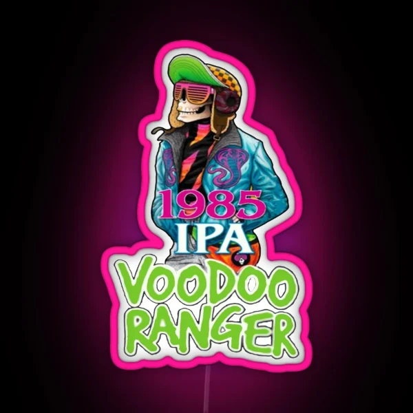 Voodoos Ranger IMPERIAL 1985 New Belgium RGB Neon Sign