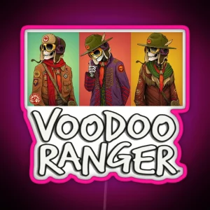 Voodoos Rangers IPA Juicy Haze New Belgium RGB Neon Sign