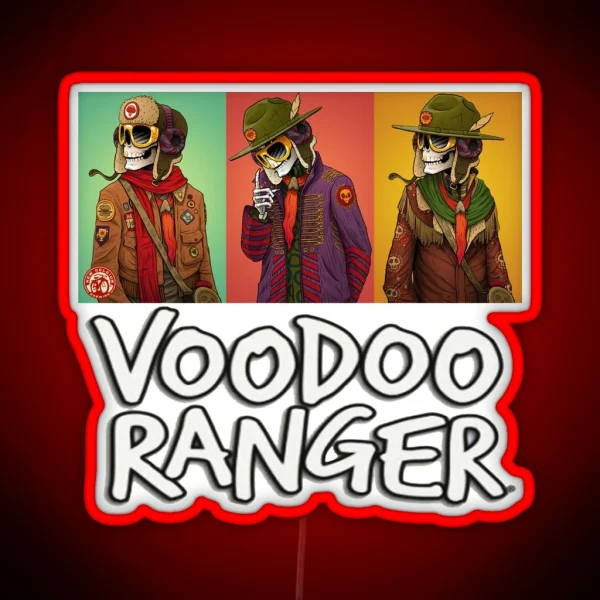 Voodoos Rangers IPA Juicy Haze New Belgium RGB Neon Sign