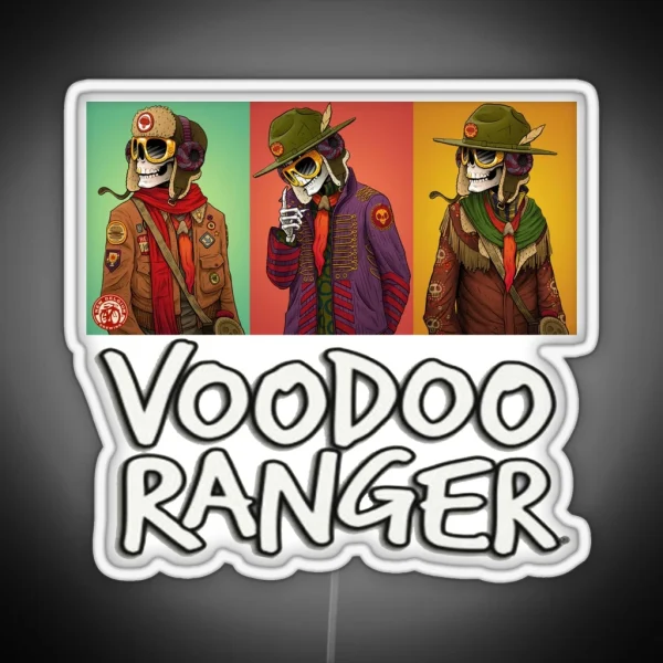 Voodoos Rangers IPA Juicy Haze New Belgium RGB Neon Sign
