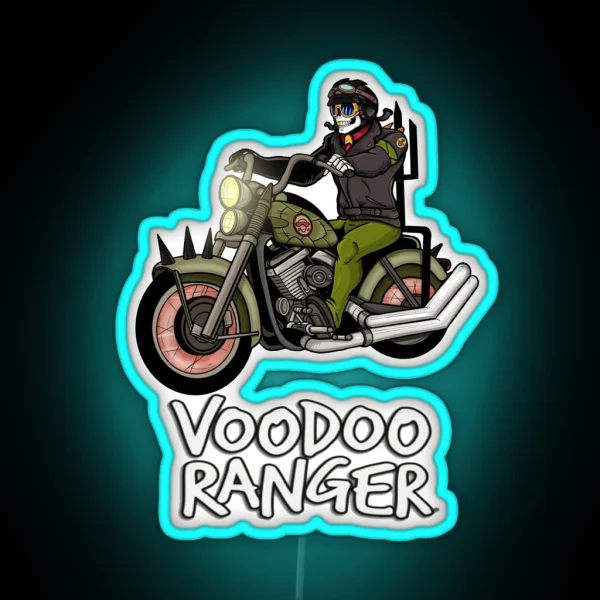 Voodoos Rangers IPA New Belgium RGB Neon Sign