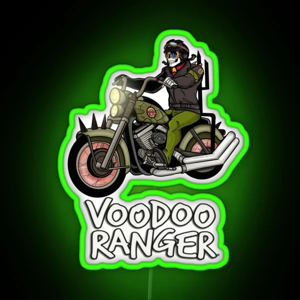 Voodoos Rangers IPA New Belgium RGB Neon Sign