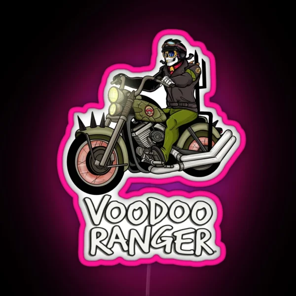 Voodoos Rangers IPA New Belgium RGB Neon Sign