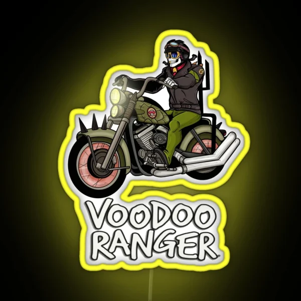 Voodoos Rangers IPA New Belgium RGB Neon Sign