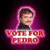 RGB Neon Sign Featuring Iconic Quote Vote For Pedro Pascal