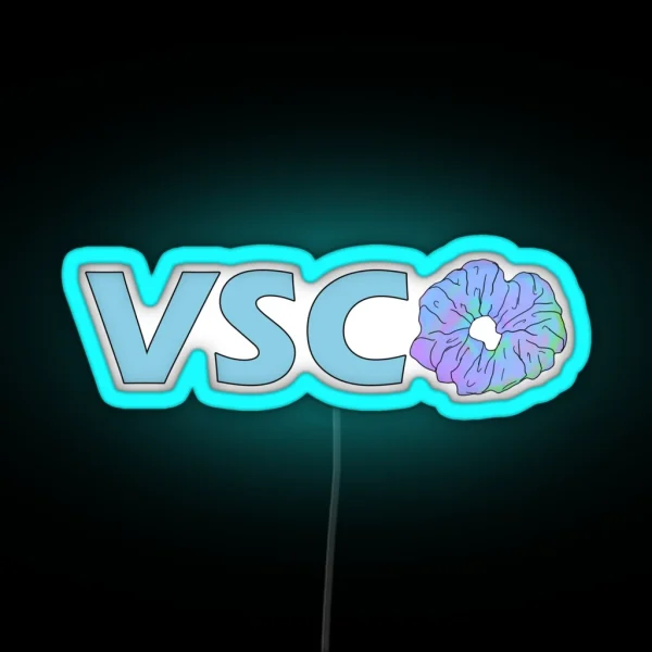 VSCO Srunchies RGB Neon Sign